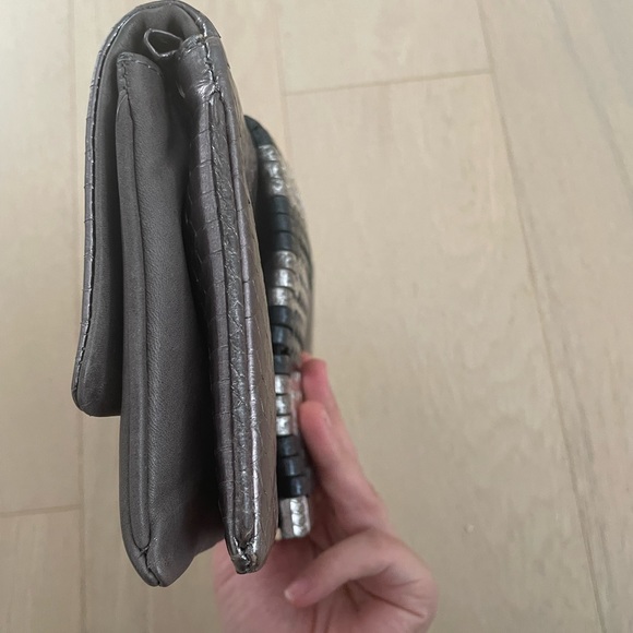 leather clutch/shoulder bag - Picture 5 of 8